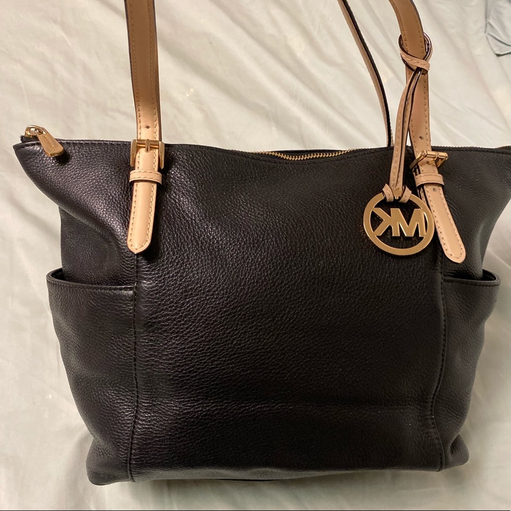 Michael Kors Black Pebble Leather Everyday Tote